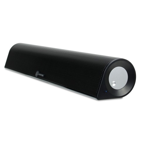 Computer Desktop Sound Bar Speaker with Bluetooth - Portable & Rechargable - Black