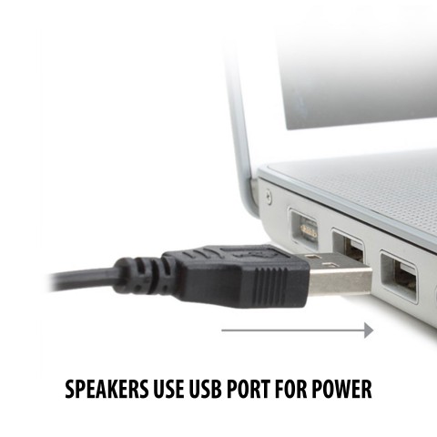 SonaVERSE LBr USB Powered 2.1 Computer Speaker System - Black