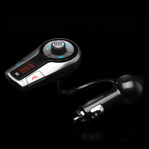 FlexSMART X2 Bluetooth In-Car FM Transmitter with USB Charging , Multipoint , Music Controls & Hands-Free Calling