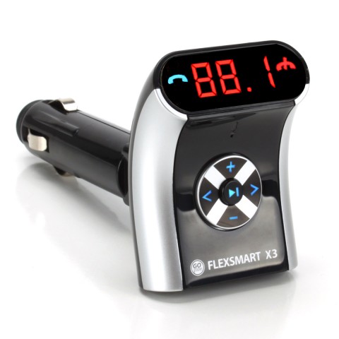 FlexSMART X3 Mini In-Car Bluetooth FM Transmitter